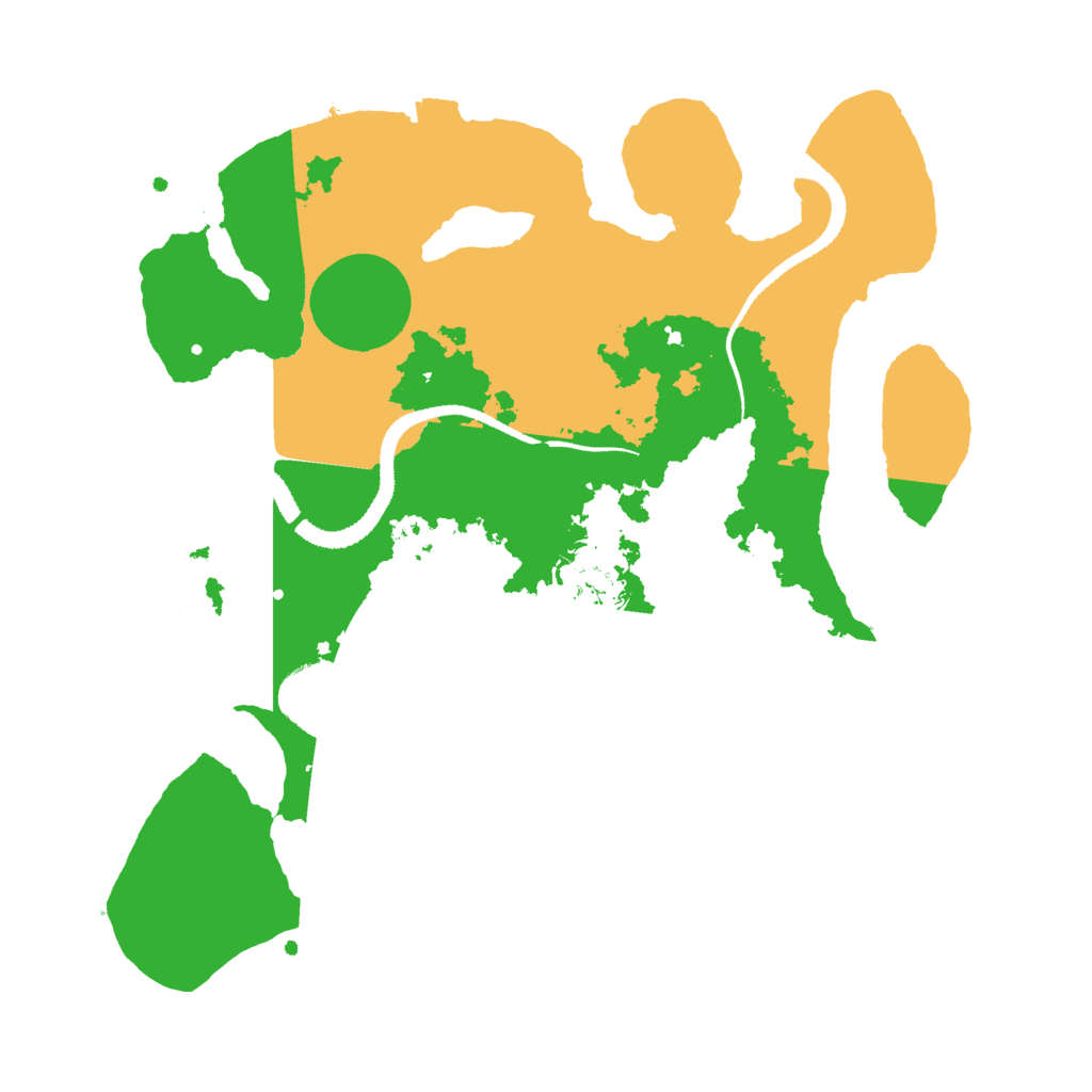 Biome Rust Map: Procedural Map, Size: 3000, Seed: 802234422