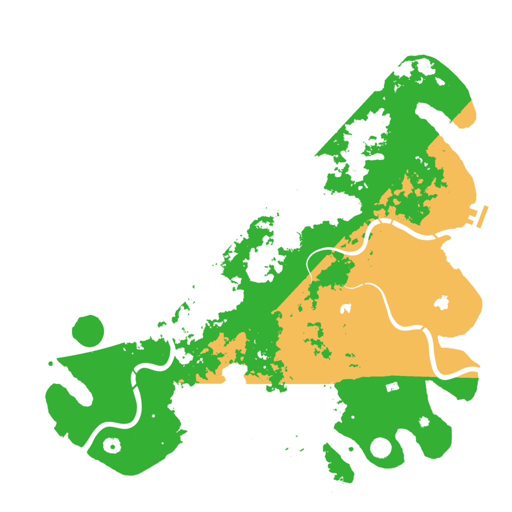 Biome Rust Map: Procedural Map, Size: 4500, Seed: 167101676