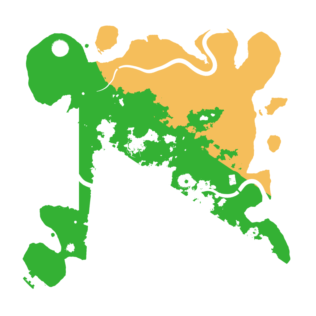 Biome Rust Map: Procedural Map, Size: 3300, Seed: 998079506