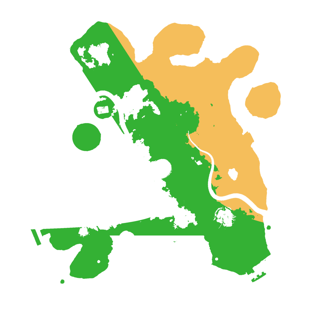 Biome Rust Map: Procedural Map, Size: 3000, Seed: 678215413