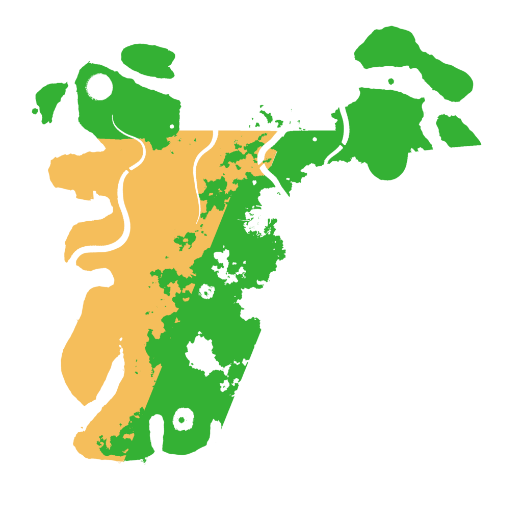 Biome Rust Map: Procedural Map, Size: 3500, Seed: 1570128619