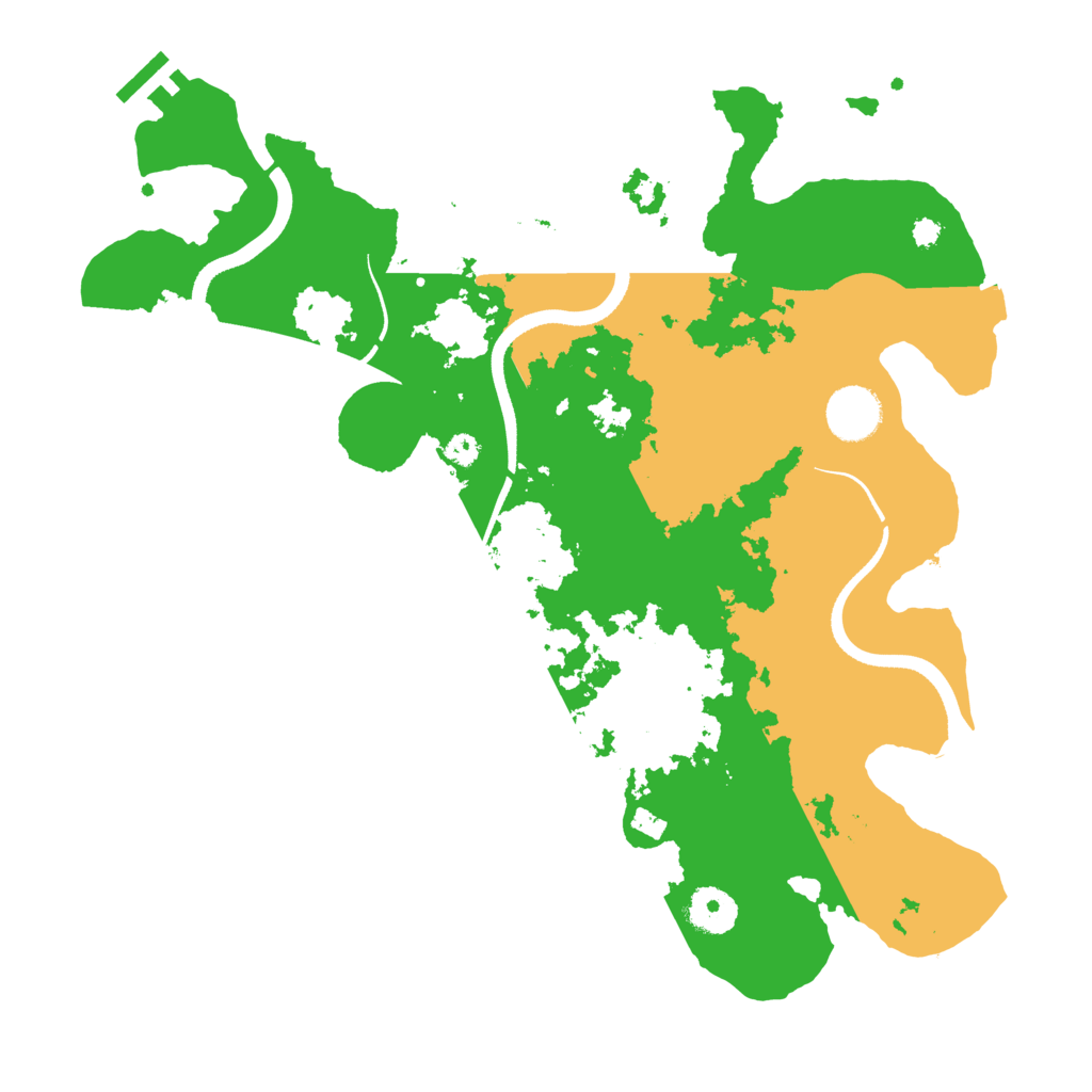 Biome Rust Map: Procedural Map, Size: 3500, Seed: 1817734299