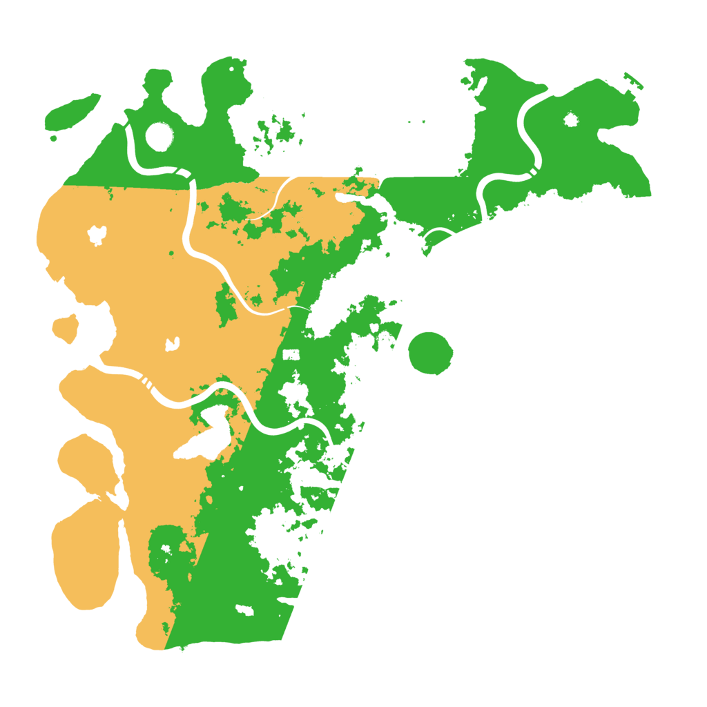 Biome Rust Map: Procedural Map, Size: 4500, Seed: 427474514