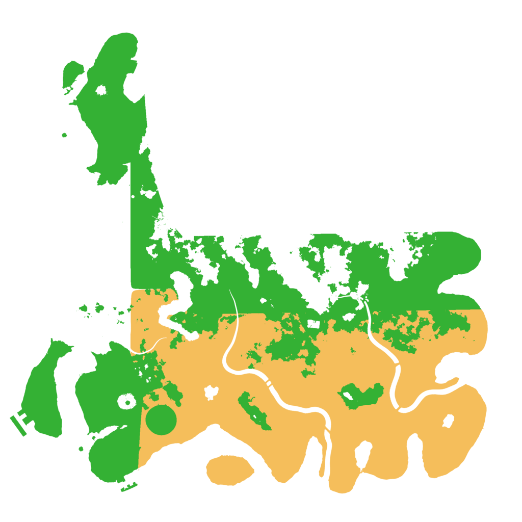 Biome Rust Map: Procedural Map, Size: 4550, Seed: 109879902