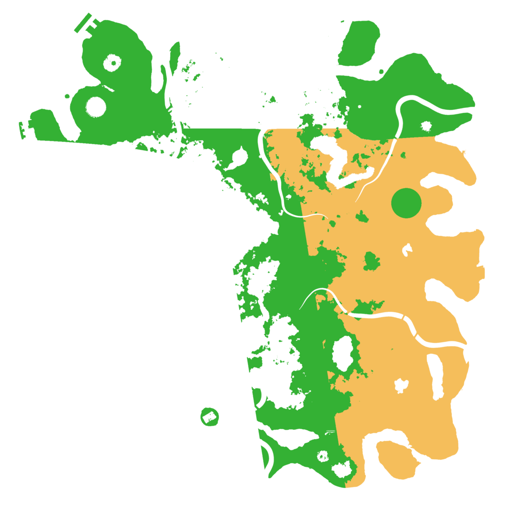 Biome Rust Map: Procedural Map, Size: 4500, Seed: 60993170