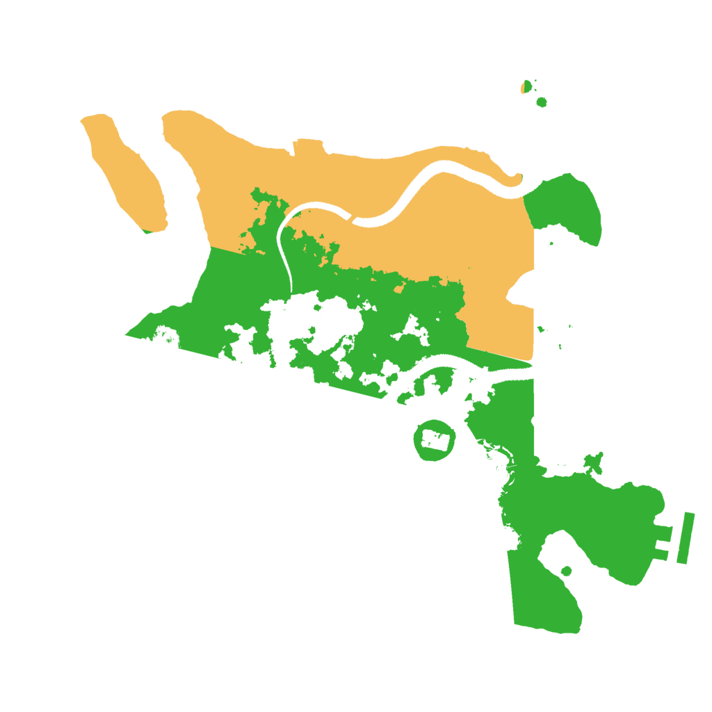 Biome Rust Map: Procedural Map, Size: 2800, Seed: 893641