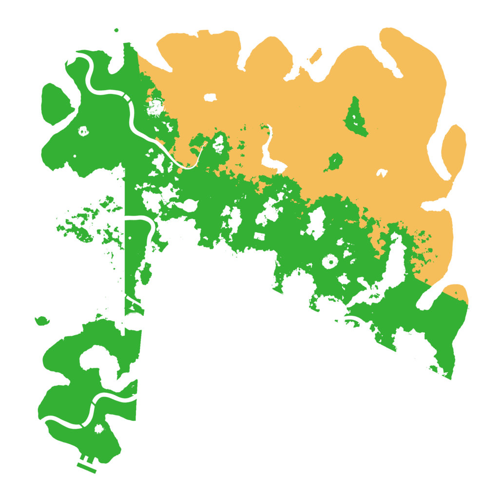 Biome Rust Map: Procedural Map, Size: 5000, Seed: 1577899
