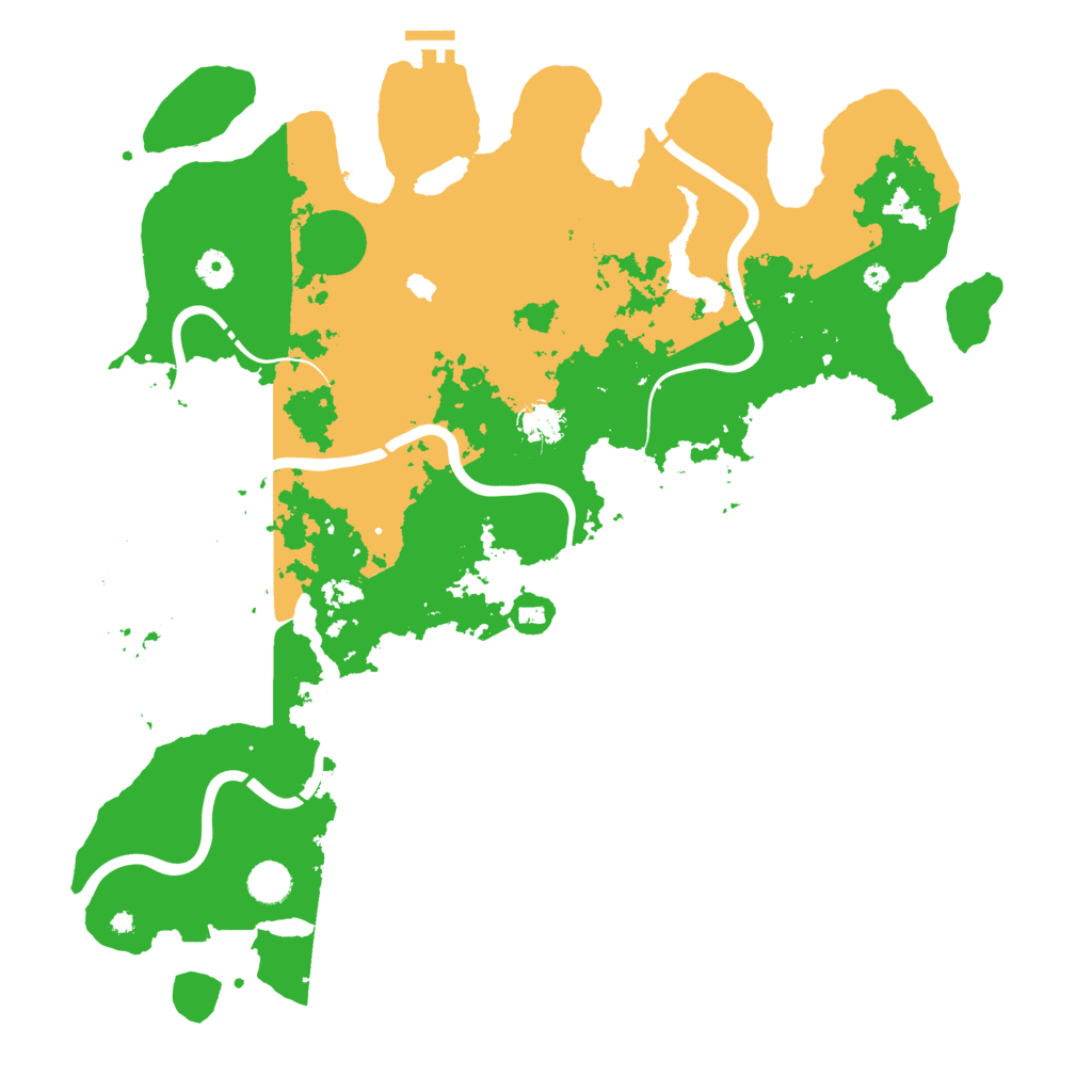 Biome Rust Map: Procedural Map, Size: 4454, Seed: 481981