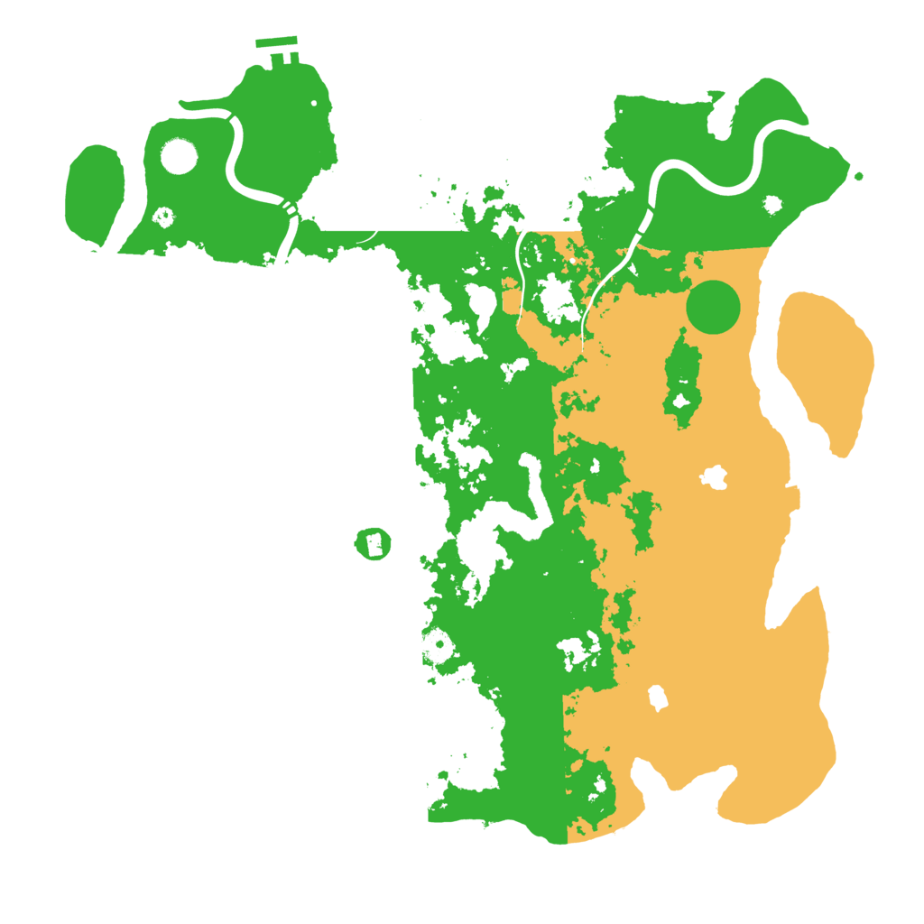Biome Rust Map: Procedural Map, Size: 4500, Seed: 1414869482