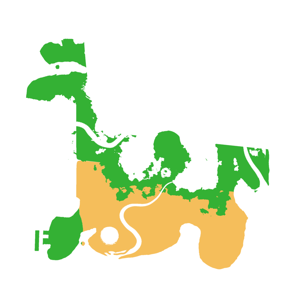 Biome Rust Map: Procedural Map, Size: 3000, Seed: 78642