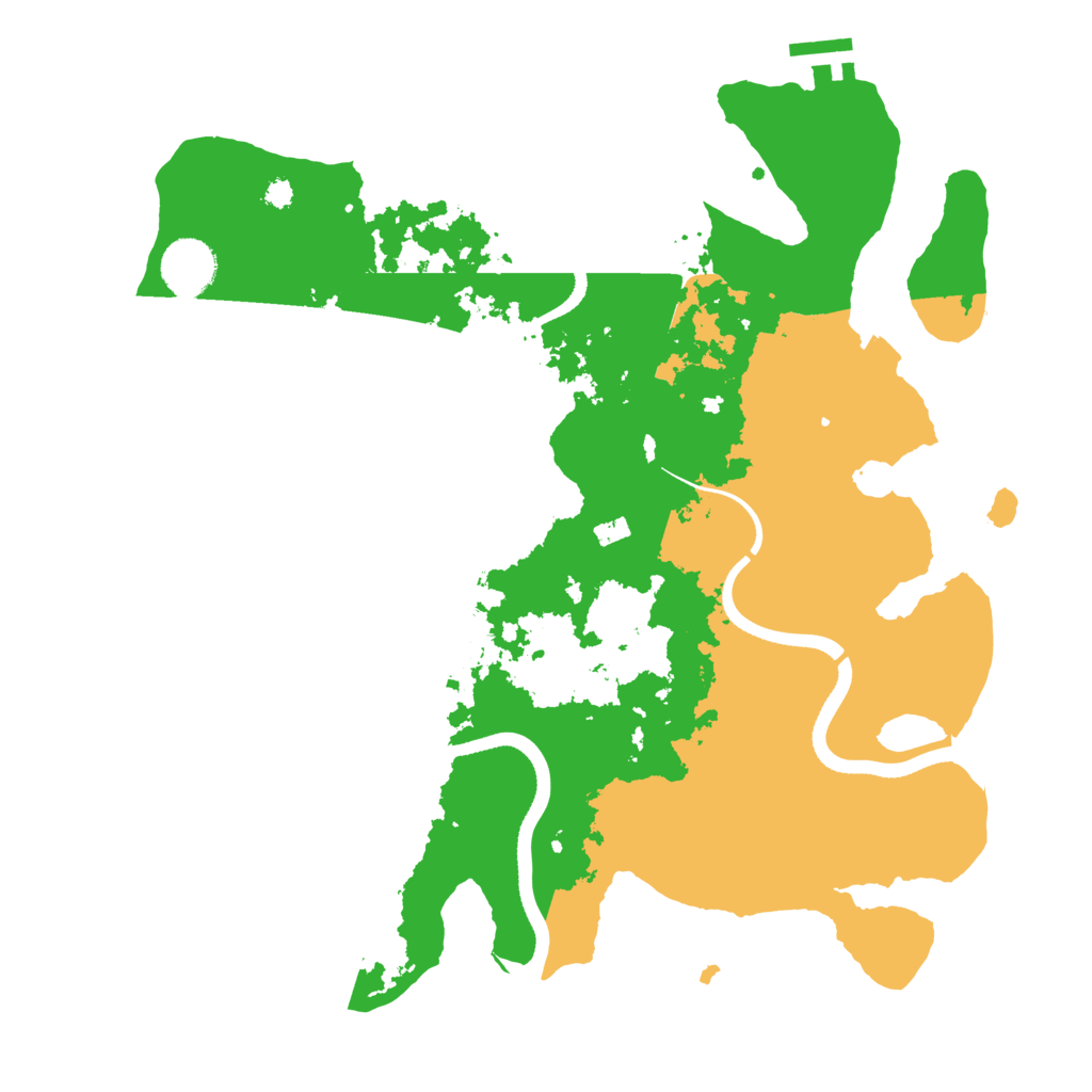 Biome Rust Map: Procedural Map, Size: 3500, Seed: 183862020