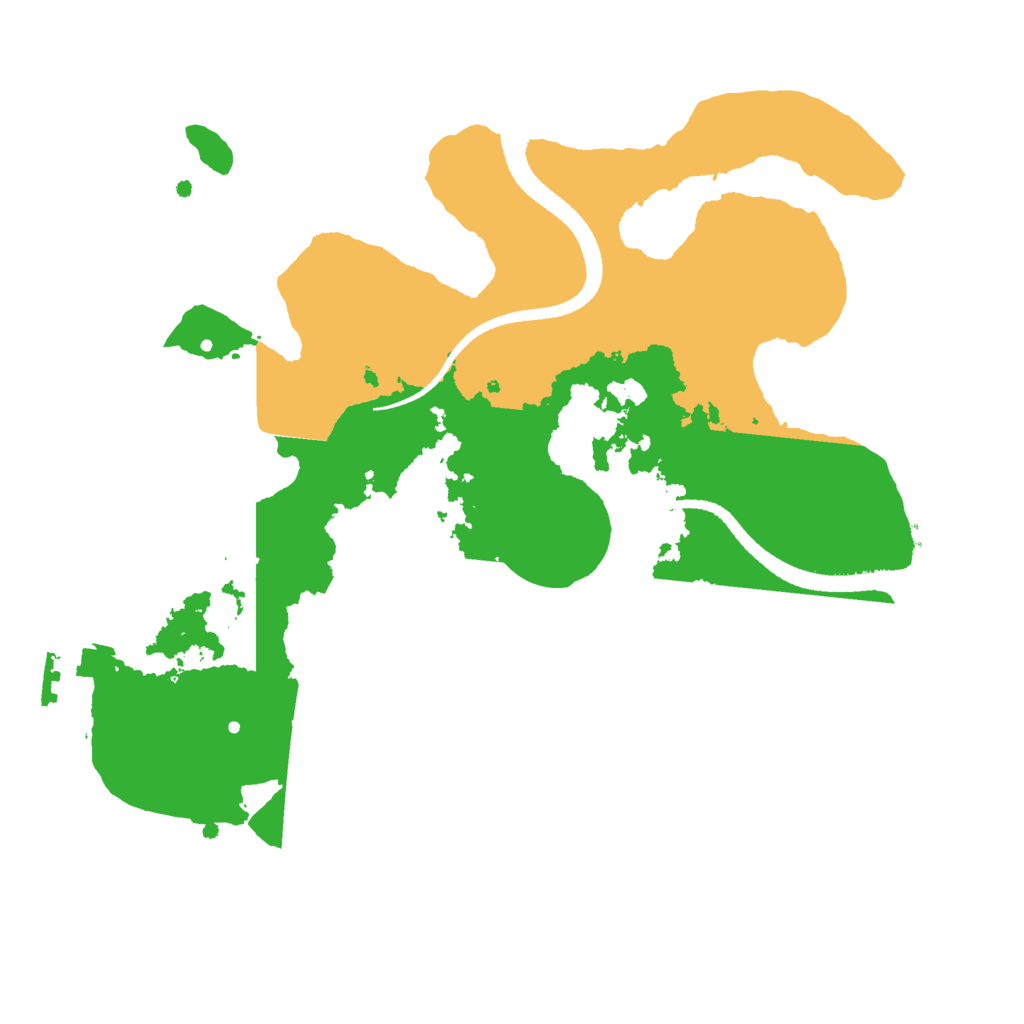 Biome Rust Map: Procedural Map, Size: 2500, Seed: 367483897