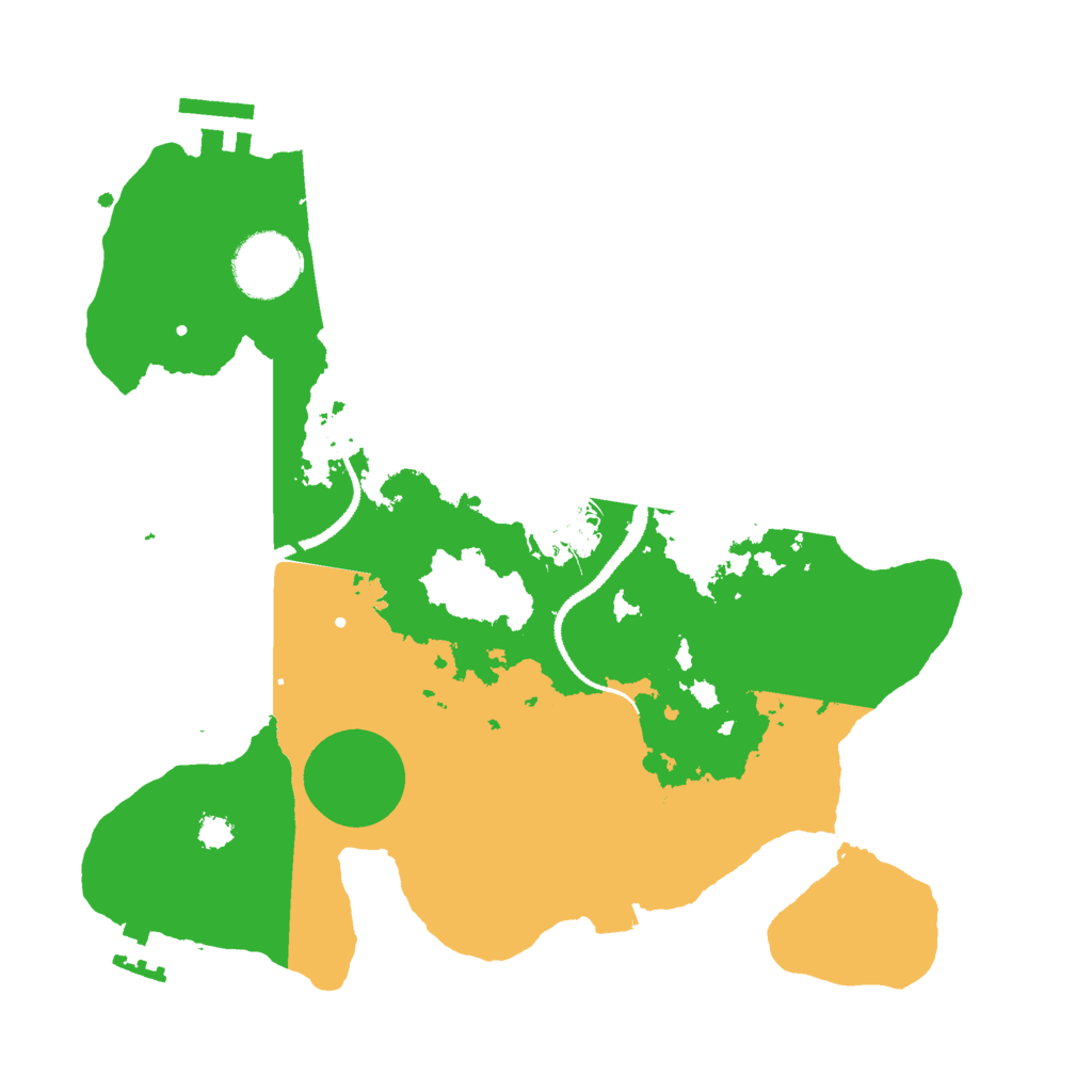 Biome Rust Map: Procedural Map, Size: 2950, Seed: 1829561577