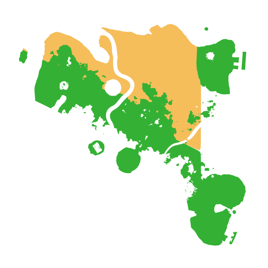 Biome Rust Map: Procedural Map, Size: 3000, Seed: 2008827446