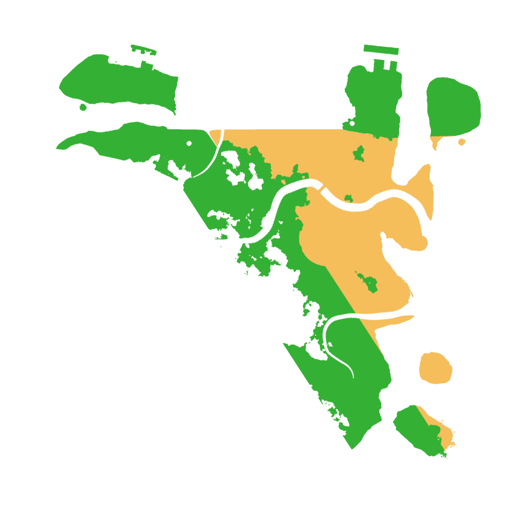 Biome Rust Map: Procedural Map, Size: 3000, Seed: 26737