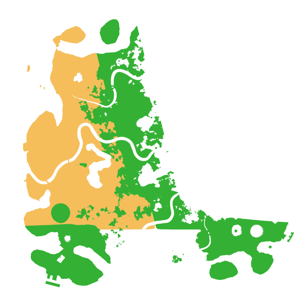 Biome Rust Map: Procedural Map, Size: 4250, Seed: 737830962