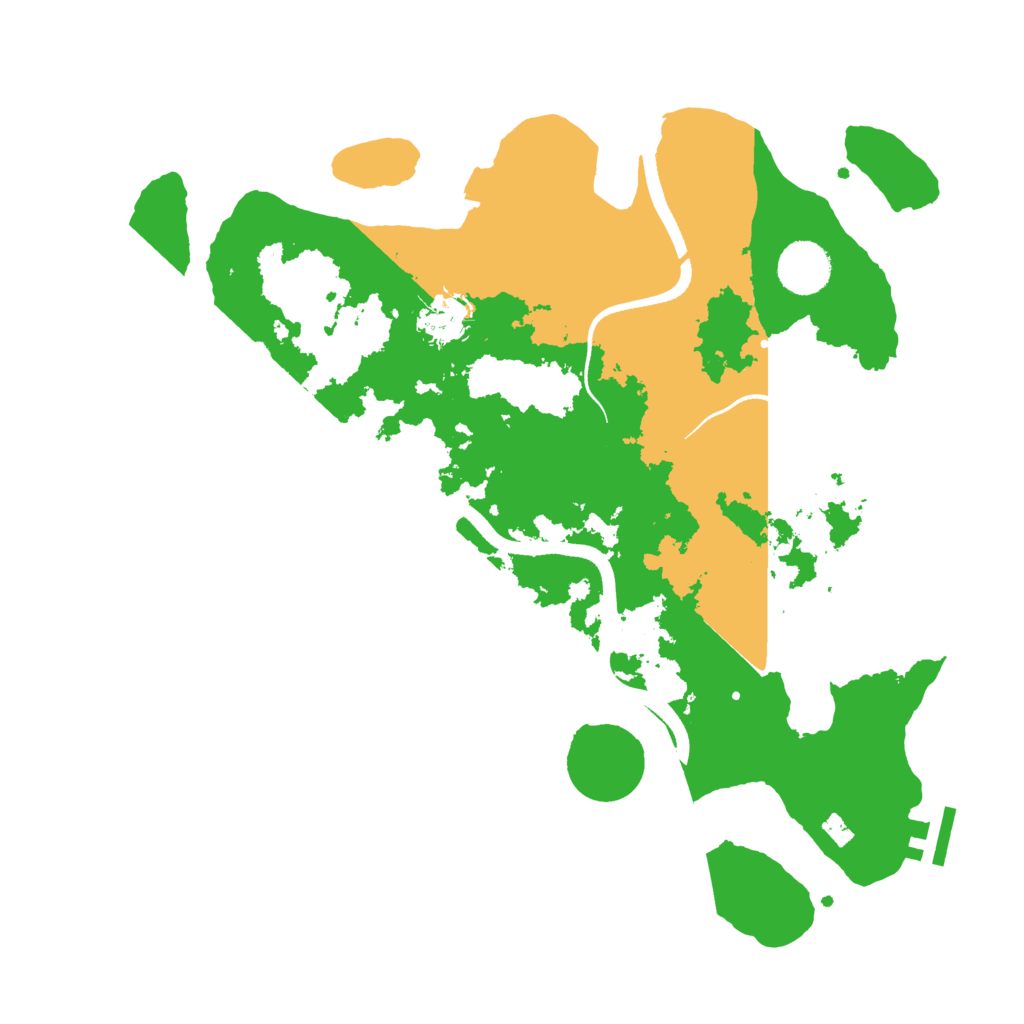 Biome Rust Map: Procedural Map, Size: 3500, Seed: 833639