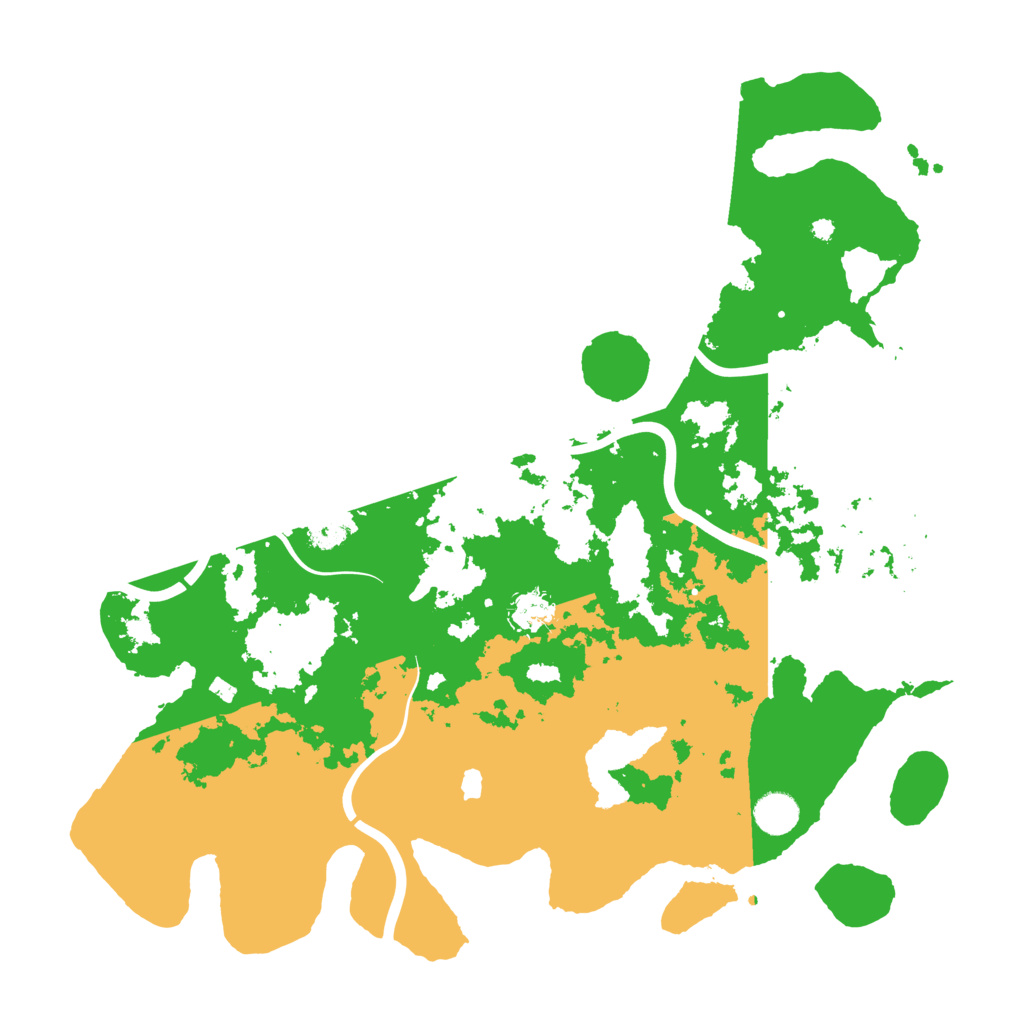 Biome Rust Map: Procedural Map, Size: 4200, Seed: 103447391