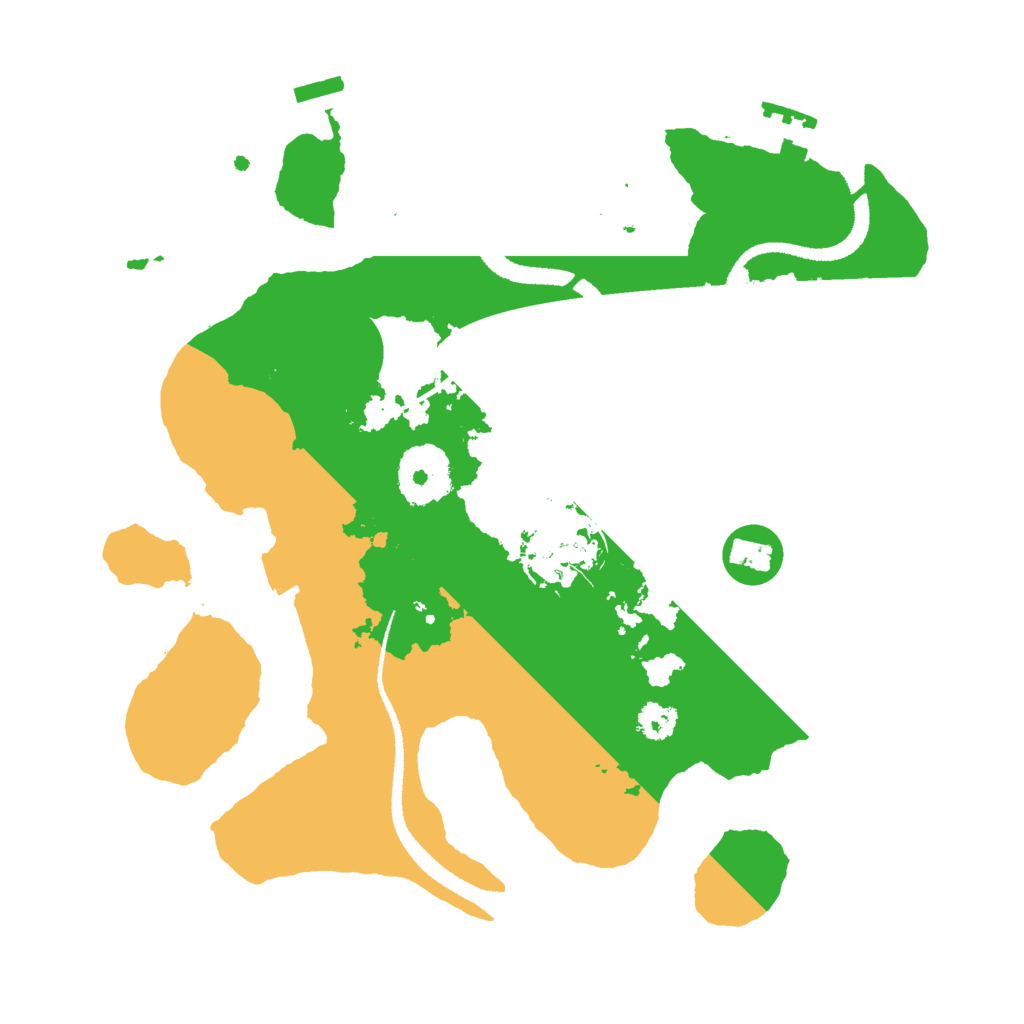 Biome Rust Map: Procedural Map, Size: 2700, Seed: 382141889