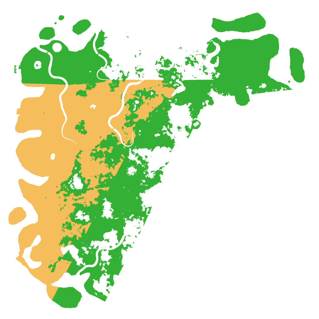 Biome Rust Map: Procedural Map, Size: 6000, Seed: 1775579865