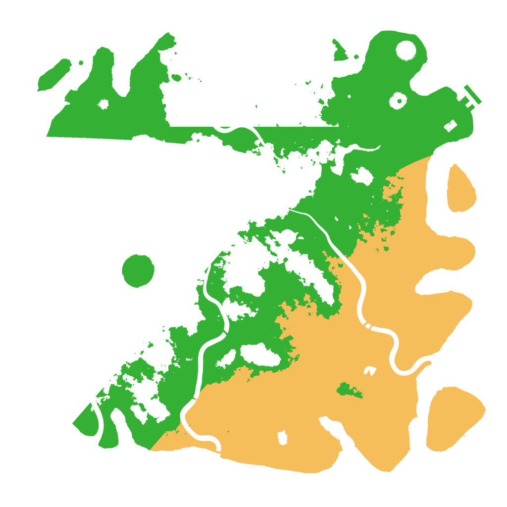 Biome Rust Map: Procedural Map, Size: 4500, Seed: 761649122