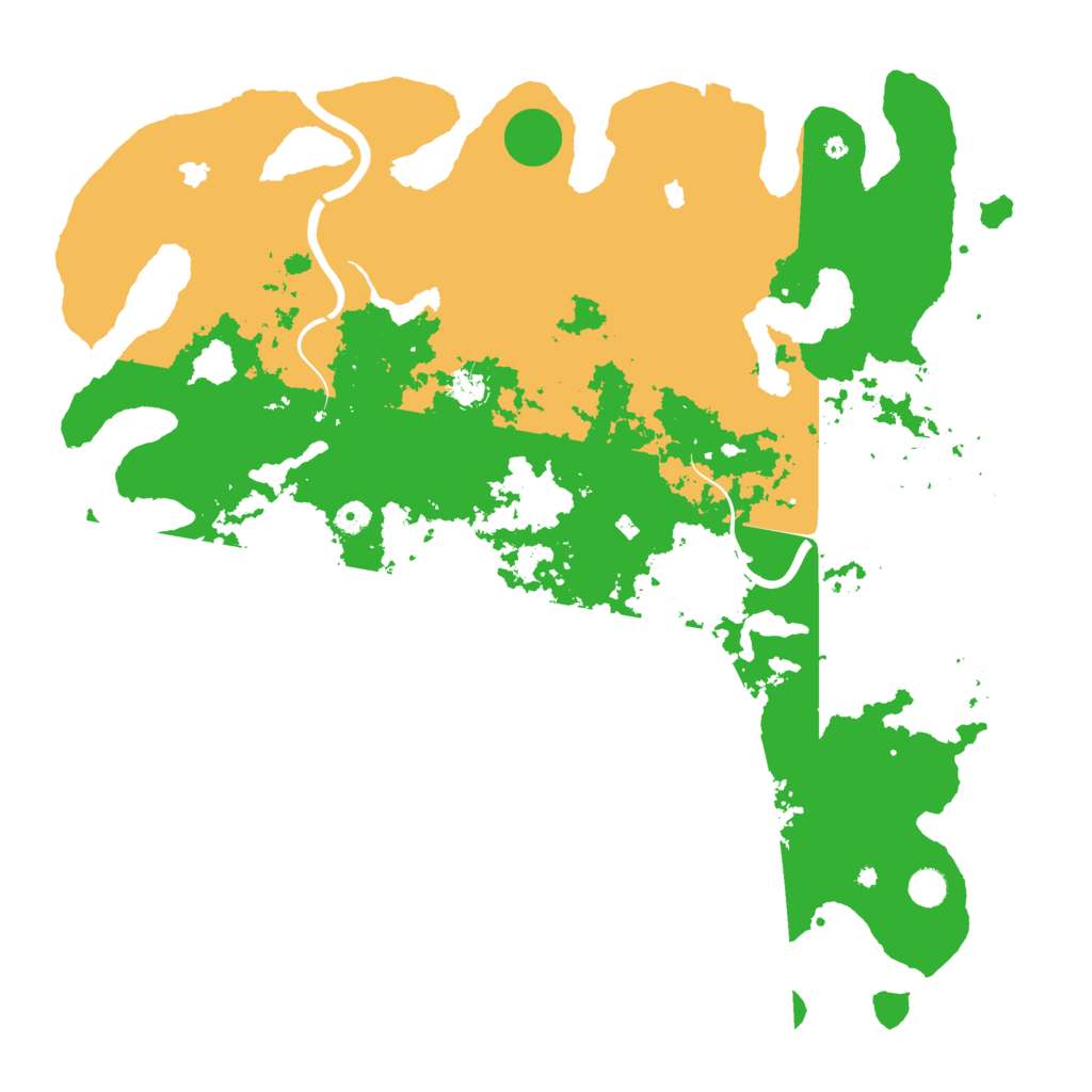 Biome Rust Map: Procedural Map, Size: 5000, Seed: 840912