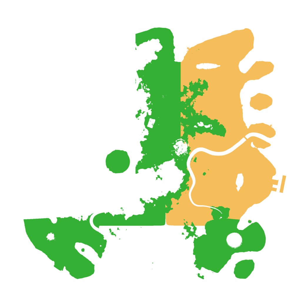 Biome Rust Map: Procedural Map, Size: 3500, Seed: 1710512782