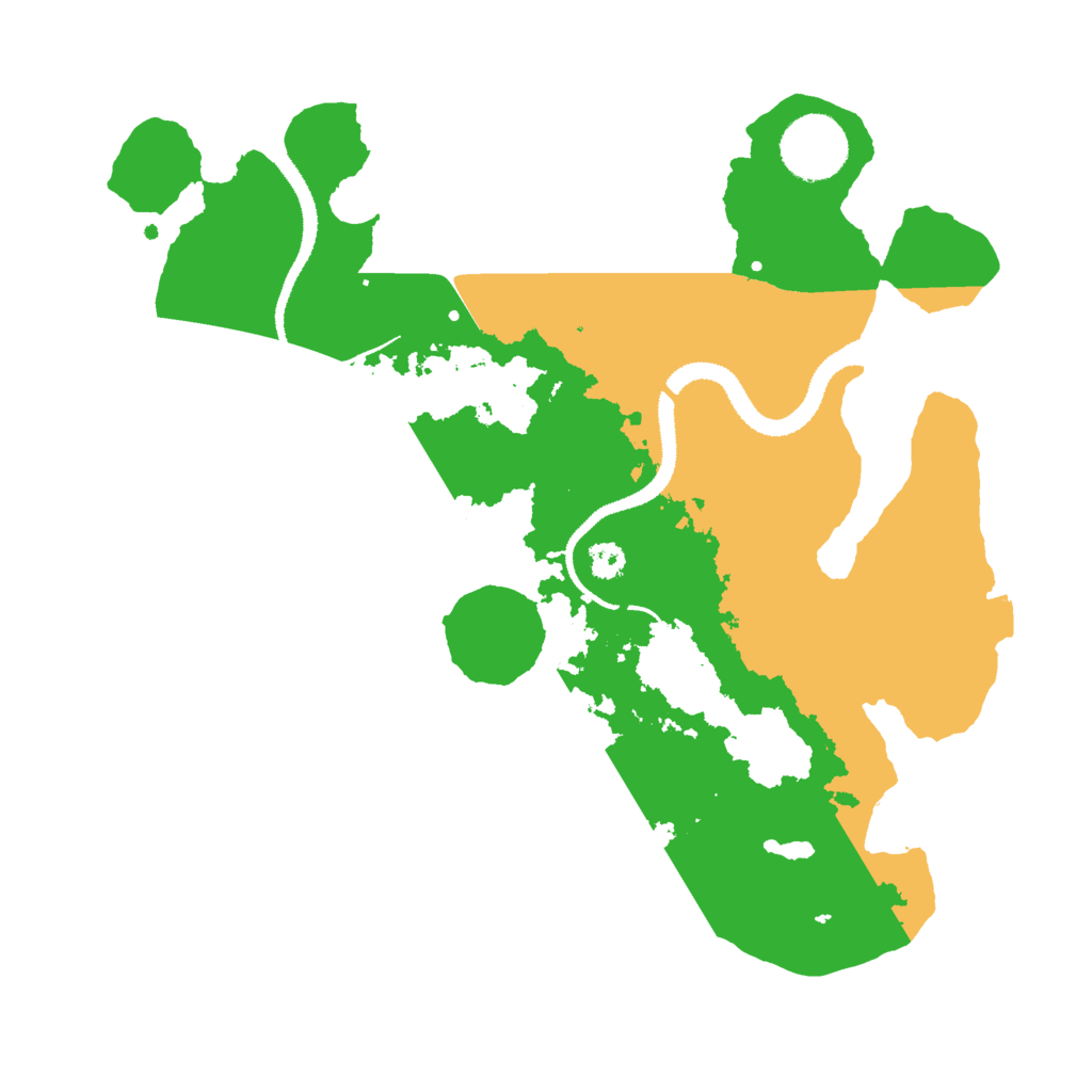 Biome Rust Map: Procedural Map, Size: 3000, Seed: 602914000