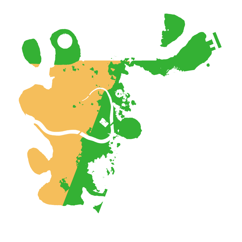 Biome Rust Map: Procedural Map, Size: 3000, Seed: 1141213064