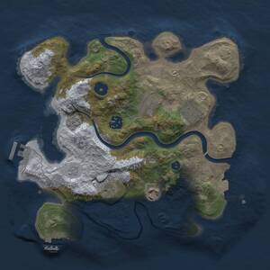 Thumbnail Rust Map: Procedural Map, Size: 2990, Seed: 50001, 12 Monuments