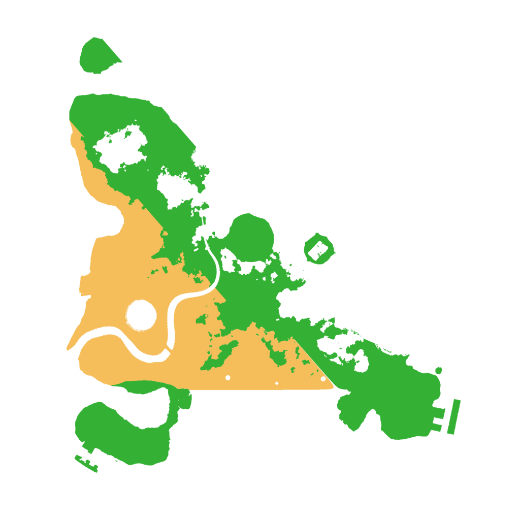 Biome Rust Map: Procedural Map, Size: 3000, Seed: 17228