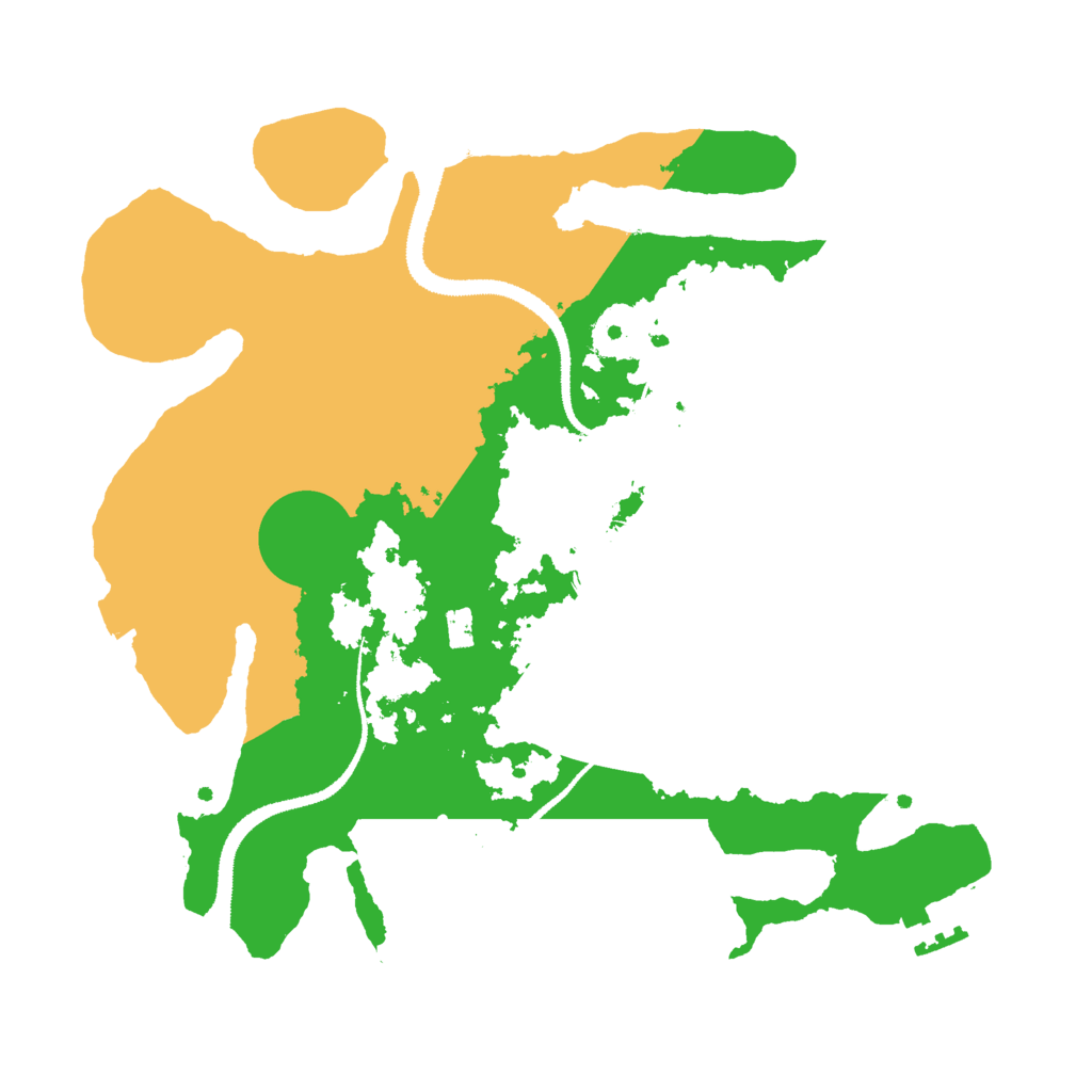Biome Rust Map: Procedural Map, Size: 3000, Seed: 12032