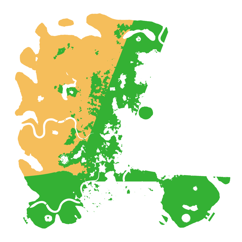 Biome Rust Map: Procedural Map, Size: 5000, Seed: 2734929