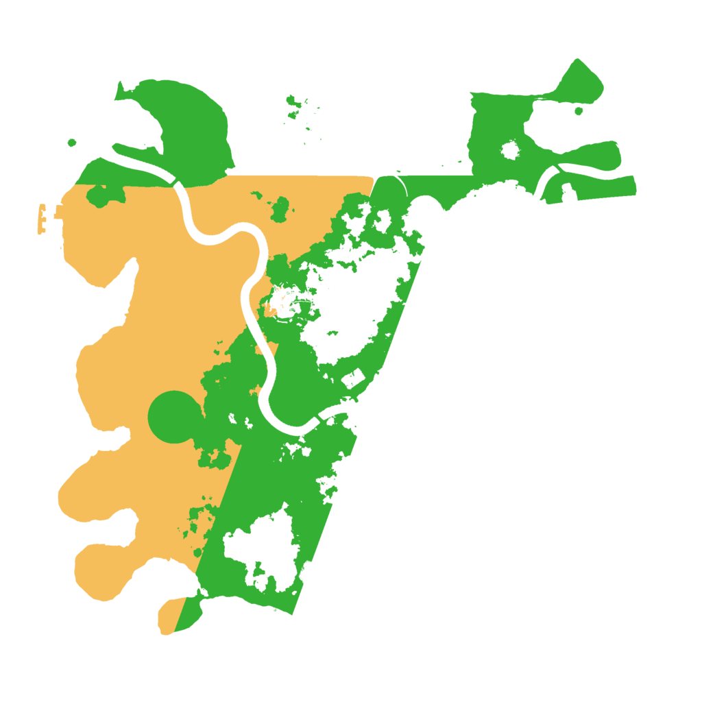 Biome Rust Map: Procedural Map, Size: 3500, Seed: 306464960
