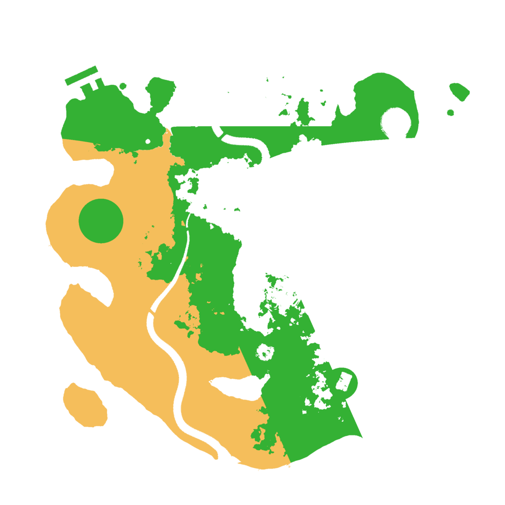 Biome Rust Map: Procedural Map, Size: 3000, Seed: 1490362419