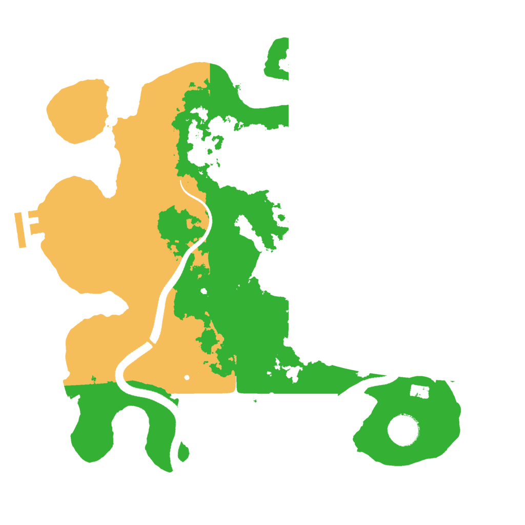 Biome Rust Map: Procedural Map, Size: 3000, Seed: 2743