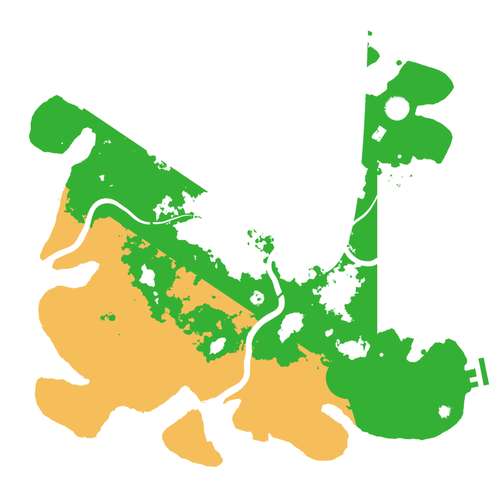 Biome Rust Map: Procedural Map, Size: 3700, Seed: 1596635483