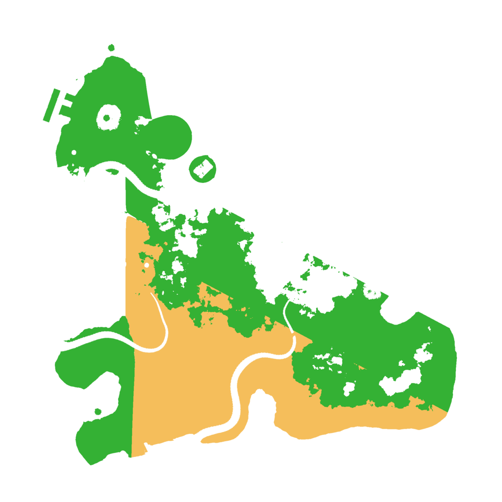 Biome Rust Map: Procedural Map, Size: 3000, Seed: 481960