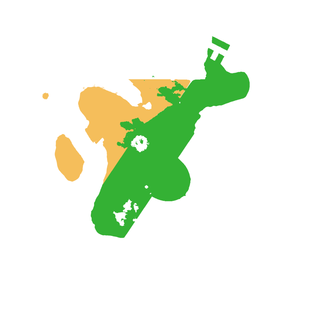 Biome Rust Map: Procedural Map, Size: 2000, Seed: 432006571