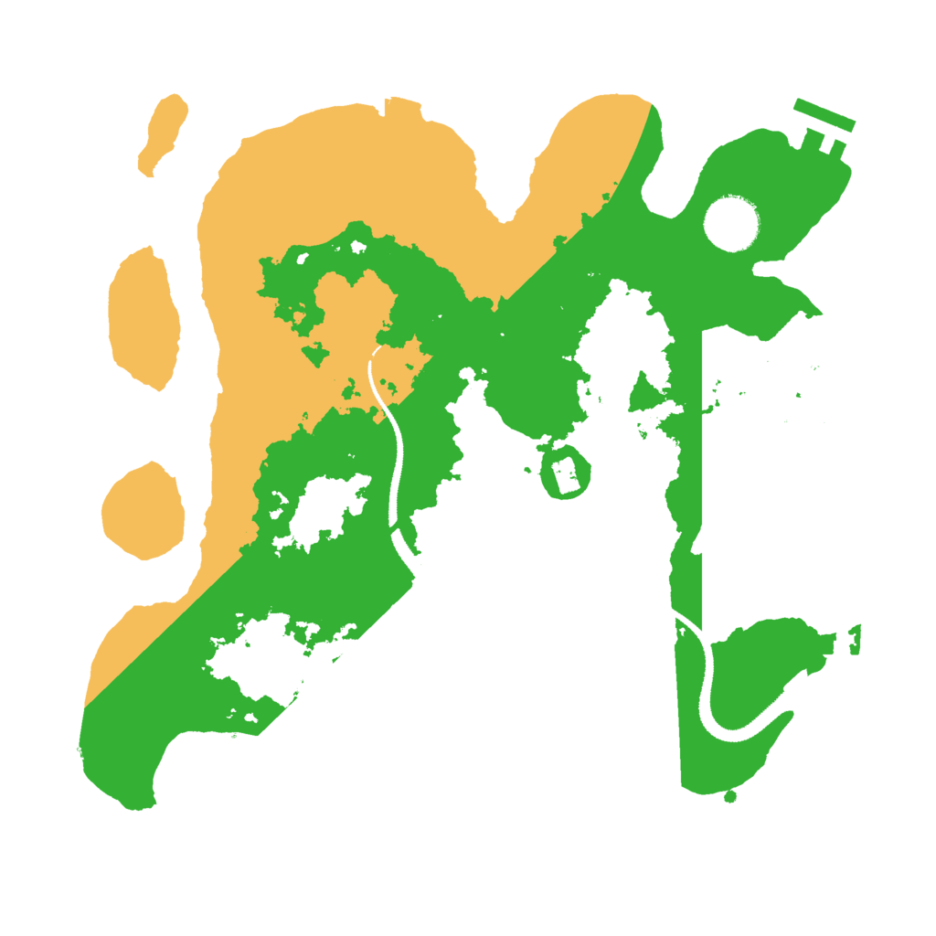 Biome Rust Map: Procedural Map, Size: 3000, Seed: 1293830911