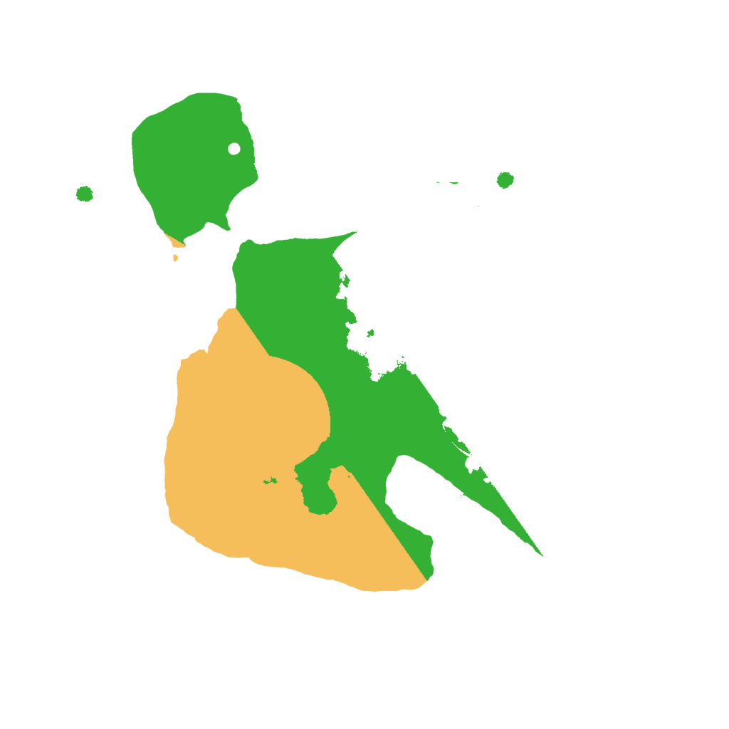Biome Rust Map: Procedural Map, Size: 1800, Seed: 54333