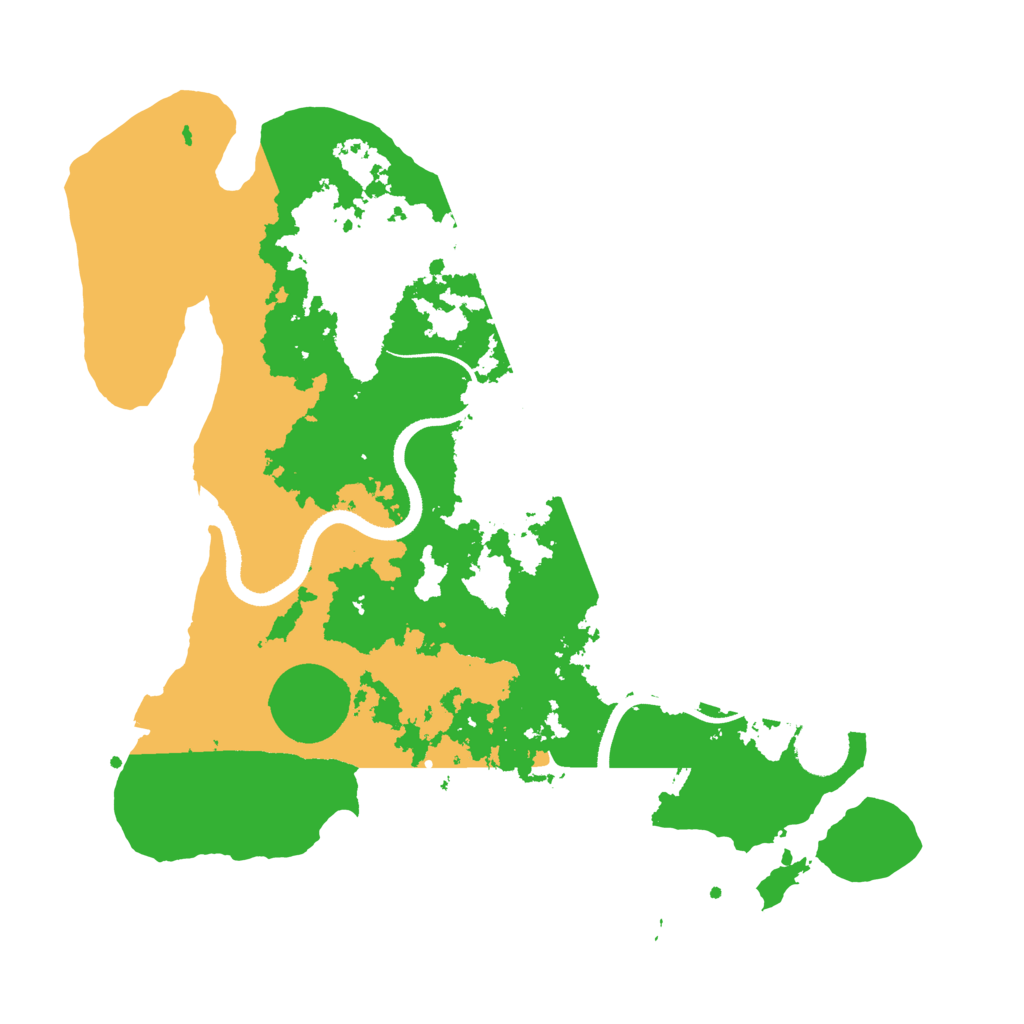 Biome Rust Map: Procedural Map, Size: 3500, Seed: 1717865034
