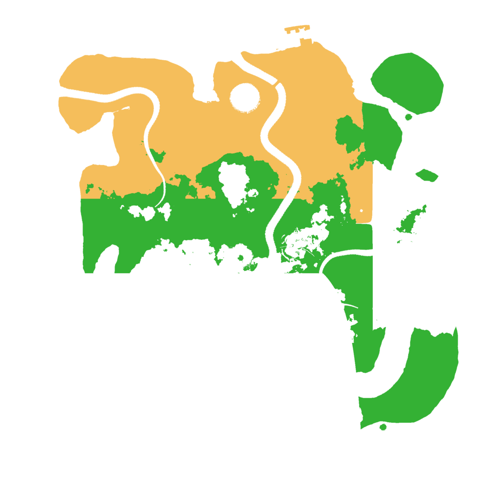 Biome Rust Map: Procedural Map, Size: 3000, Seed: 694128302