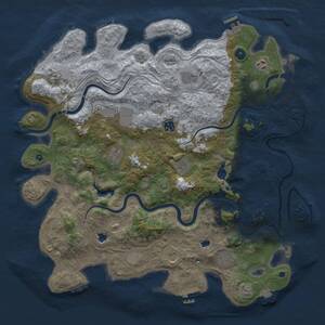 Thumbnail Rust Map: Procedural Map, Size: 4500, Seed: 3216455, 16 Monuments