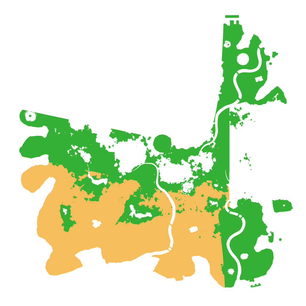 Biome Rust Map: Procedural Map, Size: 4500, Seed: 3216455