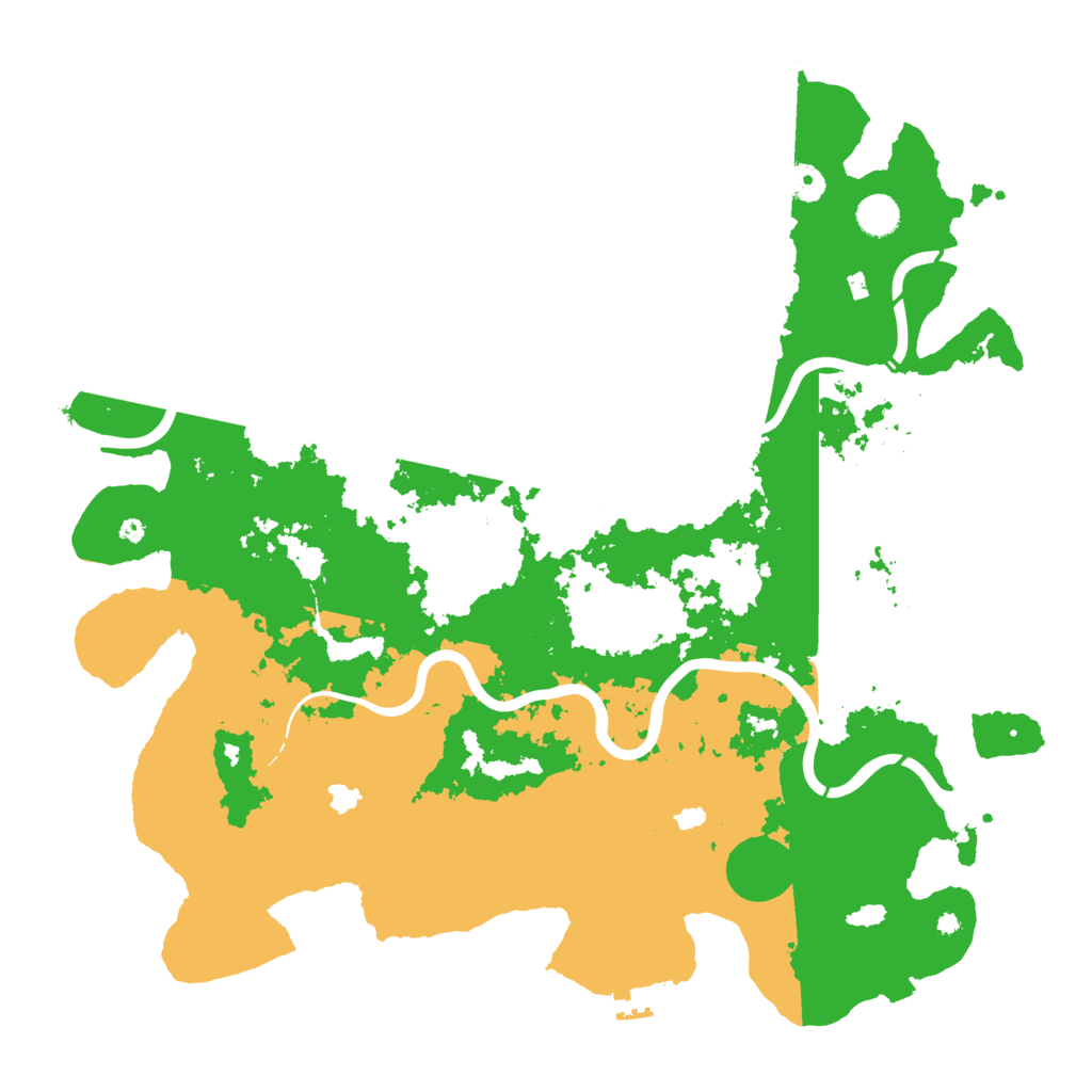 Biome Rust Map: Procedural Map, Size: 4500, Seed: 3216455