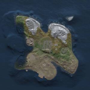 Thumbnail Rust Map: Procedural Map, Size: 2000, Seed: 1942598672, 7 Monuments