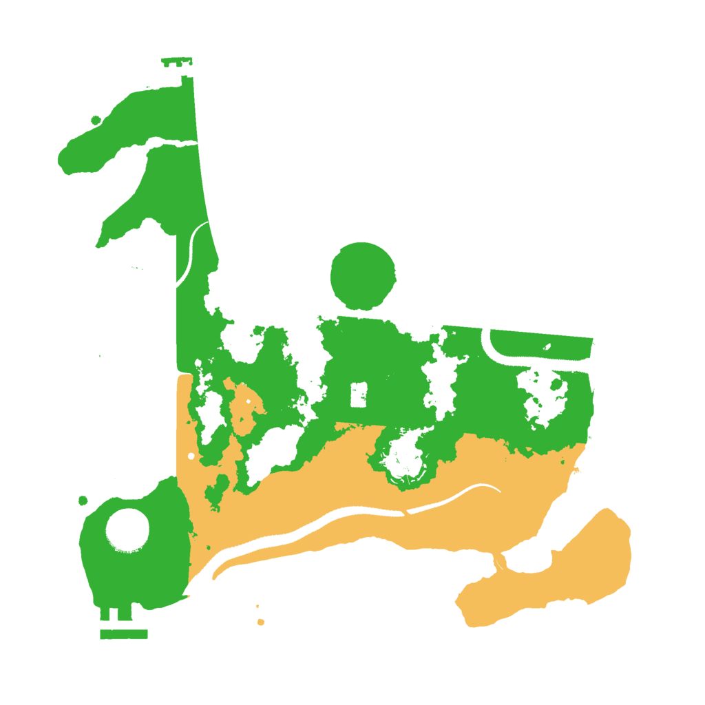 Biome Rust Map: Procedural Map, Size: 3000, Seed: 588044269
