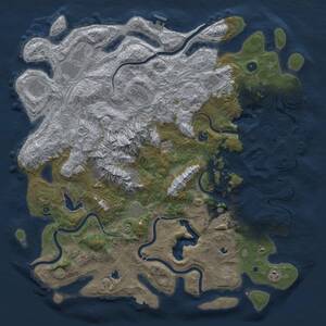 Thumbnail Rust Map: Procedural Map, Size: 5000, Seed: 1567659862, 16 Monuments