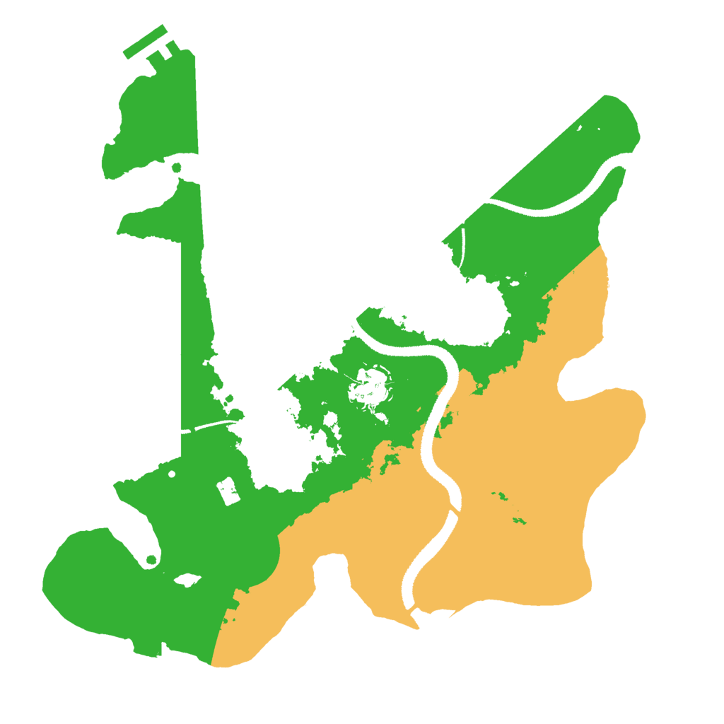 Biome Rust Map: Procedural Map, Size: 3000, Seed: 2192